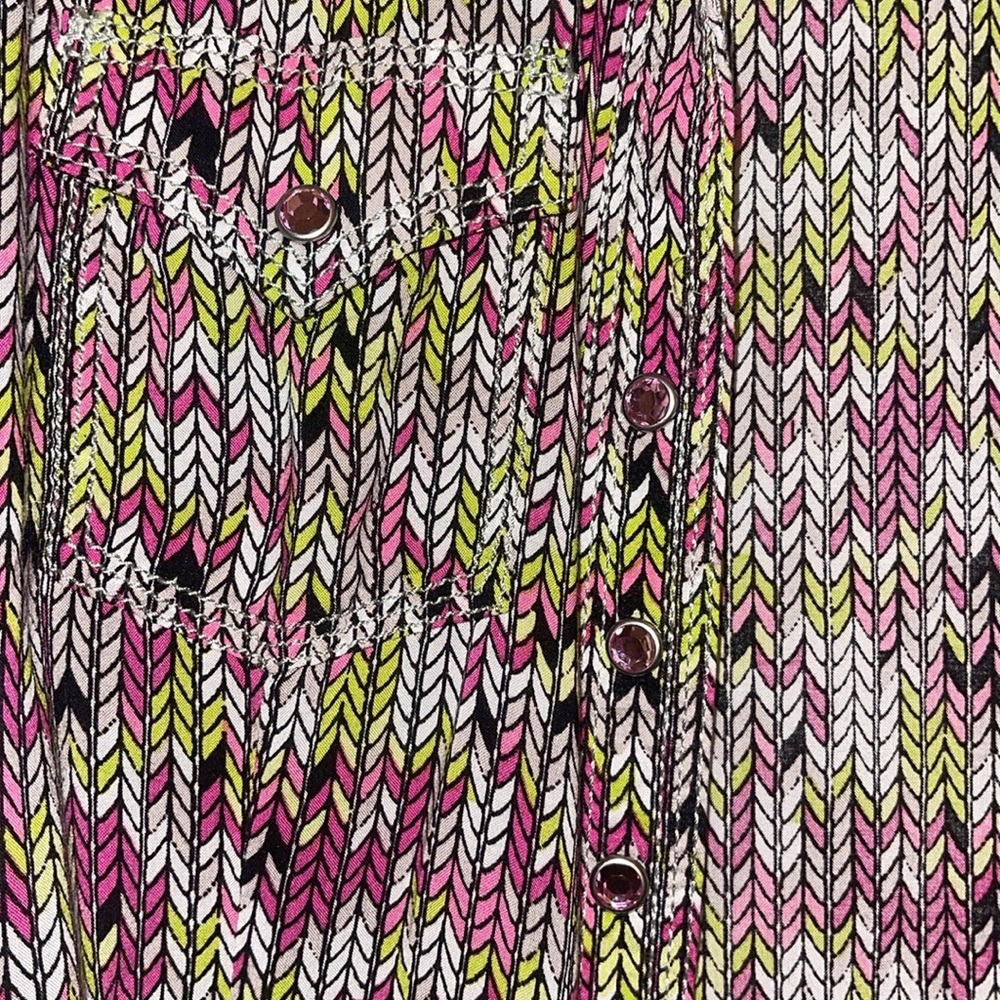 Stylish Multicolor Button Down Shirt - image 6